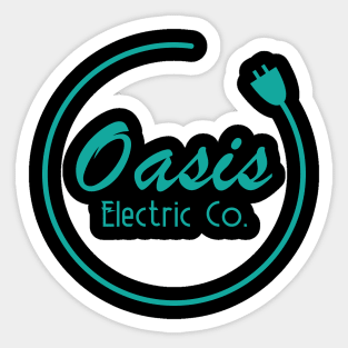 Oasis Electric Co. Sticker